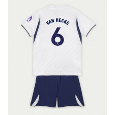 Tottenham Hotspur Jan Paul van Hecke #6 Hemmaställ Barn 2026-27 Korta ärmar (+ Korta byxor)